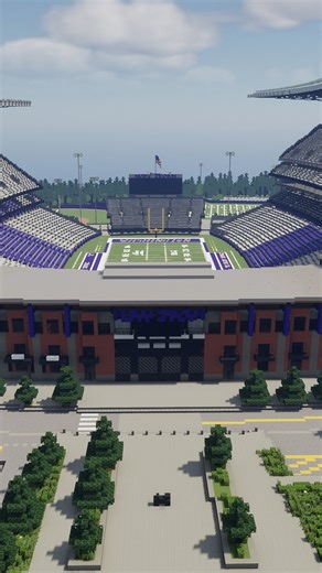 University of Washington on Instagram: "Husky Stadium like you've never seen it before! Shout out to @uw_football superfan and undergrad Nicholas Kroll for building the #GreatestSetting in #Minecraft! Impressive work! 💪"