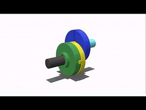 Oldham Coupling Mechanism Animation in Solidworks