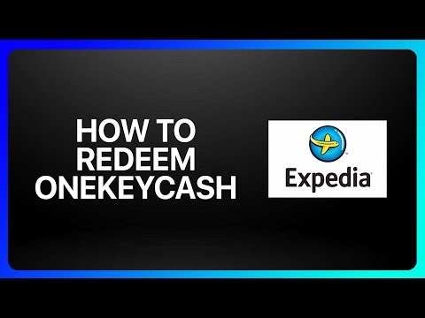 How To Redeem Onekeycash On Expedia Tutorial