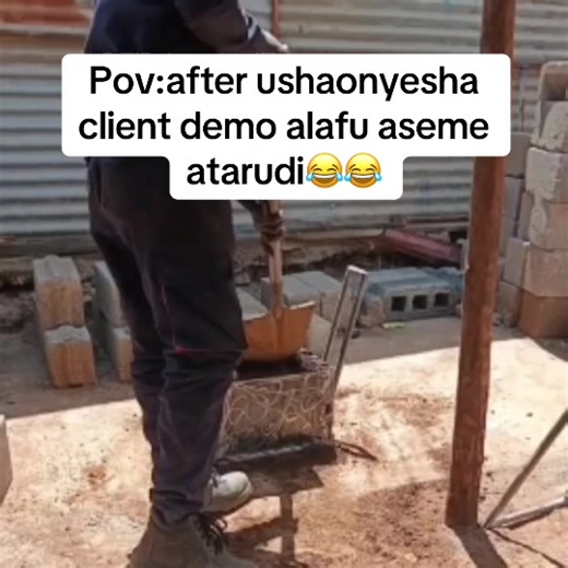 Demonstarion a block making process #foryou #viral #kenyantiktok🇰🇪