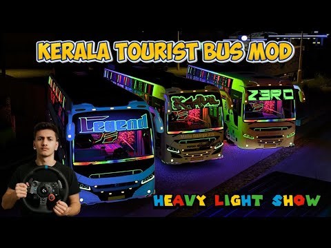 Trip to Coimbatore🥵| Kerala Tourist Bus | Heavy Light Show🔥❤️| Live Malayalam | Mallu Garage 2.0