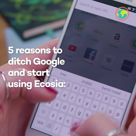 102 reactions · 61 shares | Are you still searching with Google? | Ecosia | Facebook