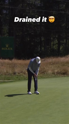 Ernie Els sinks a long putt for birdie at the Boeing Classic. | PGA TOUR Champions