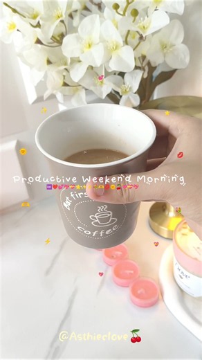 Happy Weekend, Besties!🎀 #aesthetic #dailyvlog #daysinmylife #morningroutine #cozyvlog #productivity