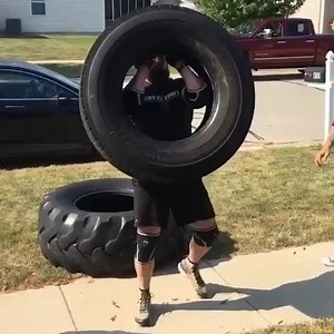 Top that, Internet. 👀 Mark Briggs takes on the Brute Force Unstable Load Odd Object Challenge, Fruck Thusters with 2 minutes of Max Thrusters with a 50 or 70lb Sandbag or *most creative* odd object. http://bit.ly/FruckThusters $10 to enter — $5000 up for grabs! ⁣ 👇Repost ⁣ - - - - - -⁣ Brute Force FRUCK THRUSTERS challenge accepted! 🇺🇸⁣⁣ —⁣⁣ How’s a 180 lbs Tractor Tire for an unstable load, odd object?! ⁣⁣ —⁣⁣ #uloo #fruckthrusters #bruteforcesandbags #bruteforcetraining #trainaccordingly #
