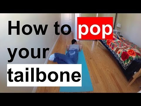 How to crack you Tailbone (Self Adjustment Technique with Alignment Stretch) Pop Therapy