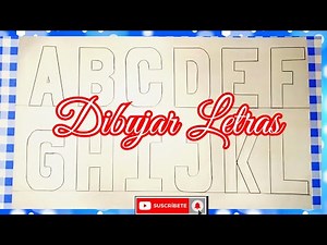 COMO DIBUJAR LETRAS 📝📏
