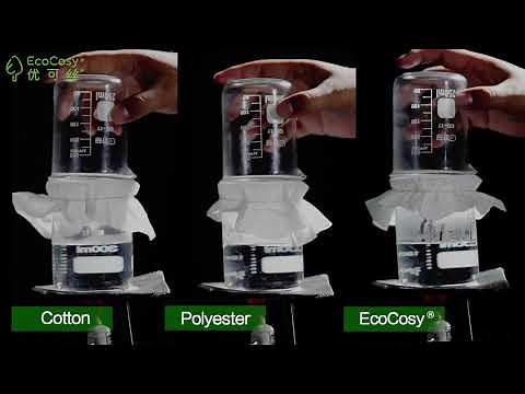 [Viscose VS Polyester VS Cotton] - Sateri EcoCosy® Nonwoven Fabric Challenge (Breathability)