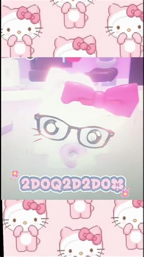 This is the CUTEST hack ever !! 🎀 HELLO KITTY MOCHI CAT #robloxadoptme
