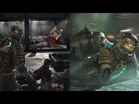 Dead Space - How Humans turn into Necromorphs (Original vs Remake)