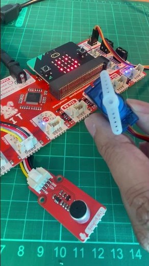 EDU:BIT On/Off switch light with sound #microbit #edubit #education #project #diy #funny #fyp #ai