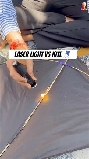 patang vs laser light | kite experiments #kite #patang #shorts