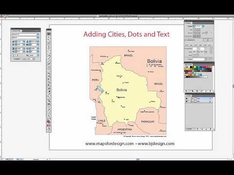 How to Add Cities and Location Dots to a PowerPoint Map