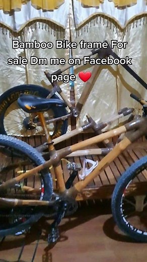 Handcrafted Bamboo Bike Frames Available on Facebook Page
