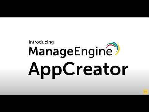 ManageEngine AppCreator | An on-premise low-code application development platform for enterprises