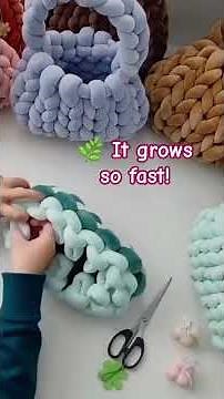 Very Simple Crochet Net Bag 🧶 | Easy Bag for Beginners | Thick Yarn Crochet #crochet #handmade #art