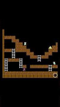 Lode Runner : Stage 5 || NES Game Play