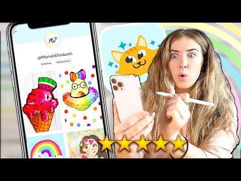 Trying The NEW Art App By ‪@MoriahElizabeth‬ ..this is GENIUS