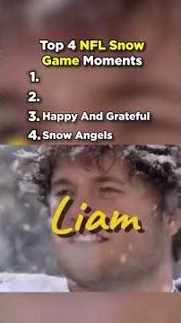 NFL Snow Game Moments