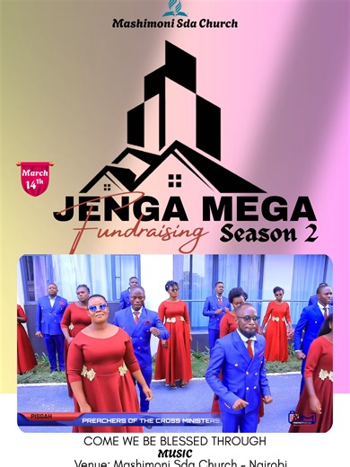 Matthew 16:18 (KJV) And I say also unto thee, That thou art Peter, and upon this rock I will build my church. ⛪⛪ We build Faith one Brick by Brick..... @rahimu.adonai.con @wasafiri.family.1 @thebridalchoir #jengamegafundraising #weka_mawe DON'T DARE MISS THIS BLESSING