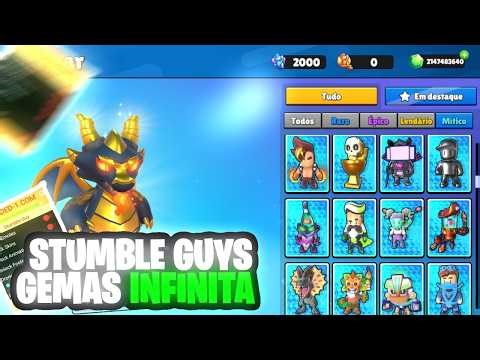 STUMBLE GUYS 0.95 MOD APK 2026 GEMAS INFINITAS ATUALIZADO VIA MEDIAFIRE LINK DIRETO TUDO INFINITO🤑