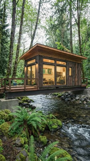 Building a DREAM CABIN Over a River! 🤯 (AI) | Pretty Makeup