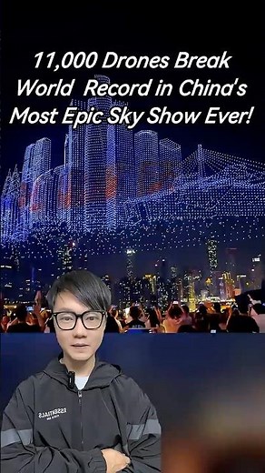 11,000 Drones Break World Record in China’s Most Epic Sky Show Ever!