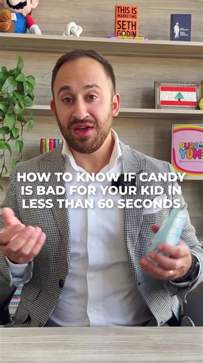 How to Know If Candy Is Bad For Your Kid In Less Than 60 Seconds 👏 Follow for more smart food swaps to keep your kids happy and healthy!