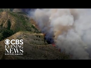 Evacuations underway as wildfire burns in California's Simi Valley