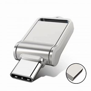2TFlash Drive,USB3.0 Go USB Type-C Thumb Drive for PC,Laptop,USB C Devices(Silver）