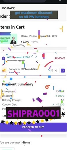 SRIJAN (Prelims) Program 2.0 - 2026 🎯PW coupon code 🔥 maximum discount on all batches 🎉#pwcouponcode