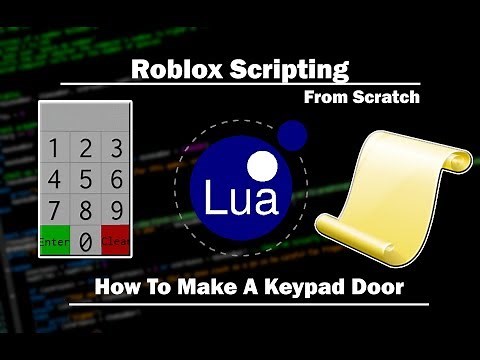 Roblox | How To Make a Keypad Door