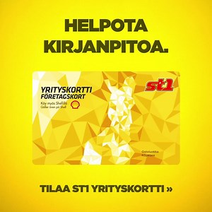 St1 Yrityskortti on mukana yrittäjän arjessa. Tankkaa edullisemmin ja tee kirjanpidostasi helpompaa. Hae korttia nyt! | St1