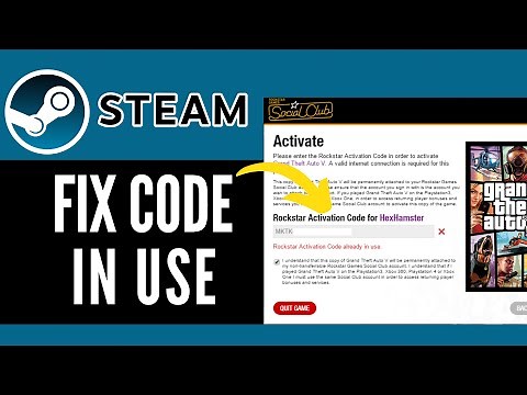 How To Fix Rockstar Activation Code Already In Use Steam (2025) - Step By Step