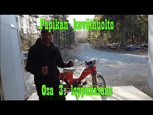 Pappa Tunturin keväthuolto ja lisätään 4. vaihde Osa 3 pakoputken paikkaus ja loppukasaus