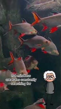 Do Piranhas Really Eat Humans? ,Piranhas Explained in 60 Seconds #animals