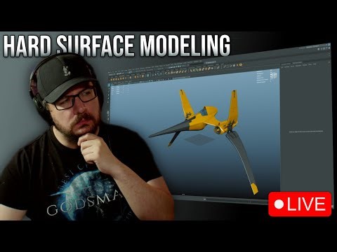 Live - Hard Surface modeling in Autodesk Maya