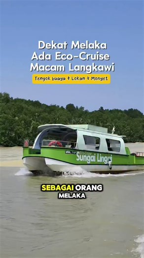 [ @jomexploremy ] Rupanya di Melaka ada Eco cruise ya bukan biasa biasa, yang nak ke melaka listkan tempat ni dalam itineri korang 😍 | JomExplore