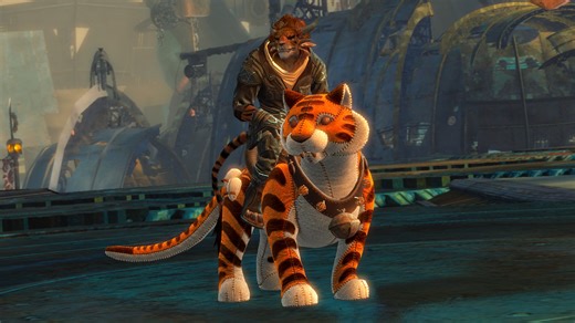 Amazing items have arrived in the Gem Store! Take a good look at the adorable new Plush Tiger Warclaw, a flamin' hot helmet, and a dragon's hoard of shiny weapon skins. Check out what's new in #GuildWars2: https://www.guildwars2.com/news/sweet-dreams-are-made-of-soft-plush-tiger-warclaws | Guild Wars 2