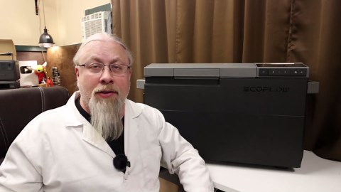 EcoFlow Glacier solar ice maker dual zone 12v DC fridge freezer review