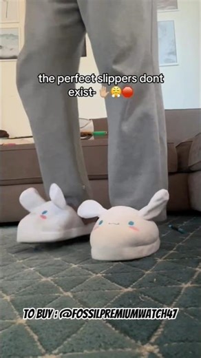 ☁️ COMFIEST Bunny Slippers for Women! (Cinnamoroll Plush House Shoes) 🐰 #giftforher #cinnamaroll