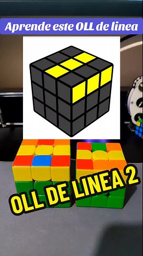 Tutorial OLL 9 de Linea Método Fridrich