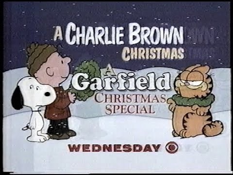 Charlie Brown, Garfield - CBS Christmas Promos (1992)