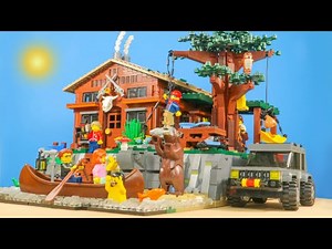 LEGO Log CABIN Adventures⎜Full MOC Walkthrough