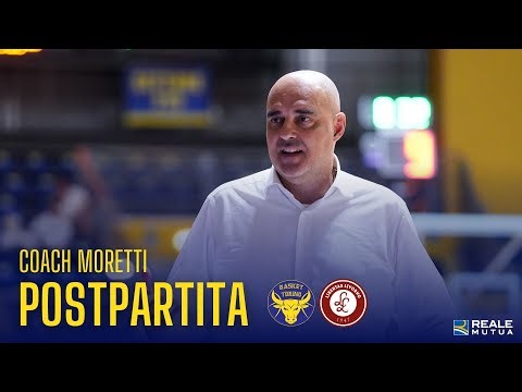 Conferenza Postpartita: Coach Moretti (Torino-Livorno 77-72)