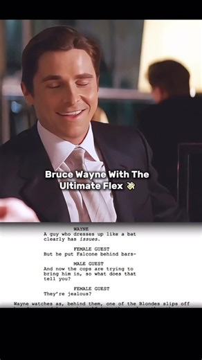 Bruce buys the hotel 🤑 Scene and Screenplay from “Batman Begins” 🎬 #batman #screenplay #brucewayne #scene #batmanbegins | Page To Screen