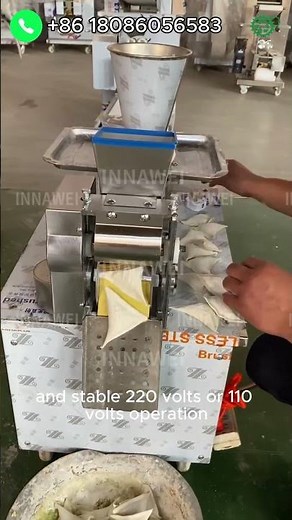 Automatic Empanada Kreplach Patty Making Machine for Commercial Kitchen and Bakery Use