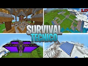 🔥DESCARGA Mi MUNDO SURVIVAL TÉCNICO🔥Minecraft 1.17👈