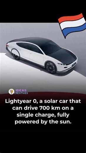 Tech Hub on Instagram: "The Netherlands-based company Lightyear has created Lightyear 0, the world’s first long-range solar-powered car capable of driving up to seven hundred kilometers on a single charge. Solar panels integrated into the car’s roof and hood constantly recharge the battery, even while driving. On sunny days, the vehicle can run for months without ever needing to plug in. This marks a breakthrough in sustainable mobility, showing how solar energy can revolutionize transport by cu
