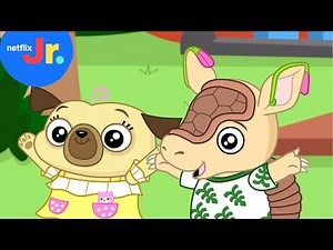 Armando the Armadillo, Chip's New Friend | Chip and Potato | Netflix Jr